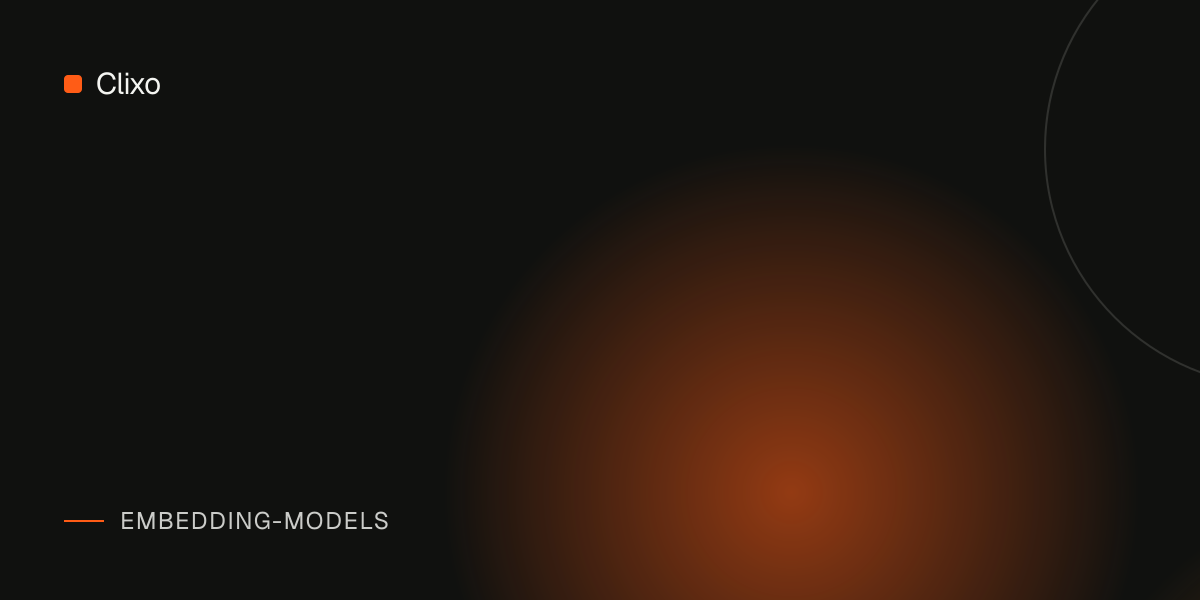 Choosing Embedding Models for RAG: Answers to the Questions Engineers Actually Ask — Clixo