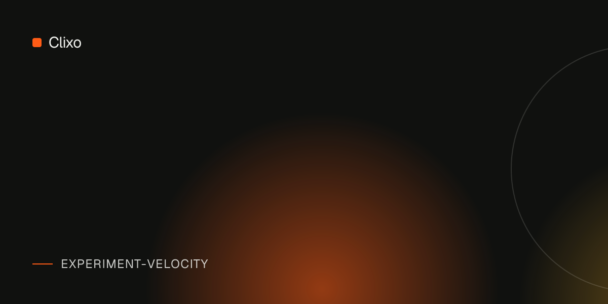 How to Increase Experiment Velocity Without Sacrificing Statistical Rigor — Clixo