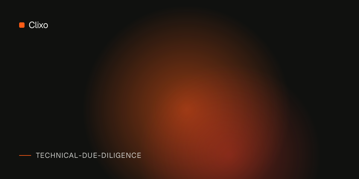 How to Prepare Your Codebase for Technical Due Diligence — Clixo