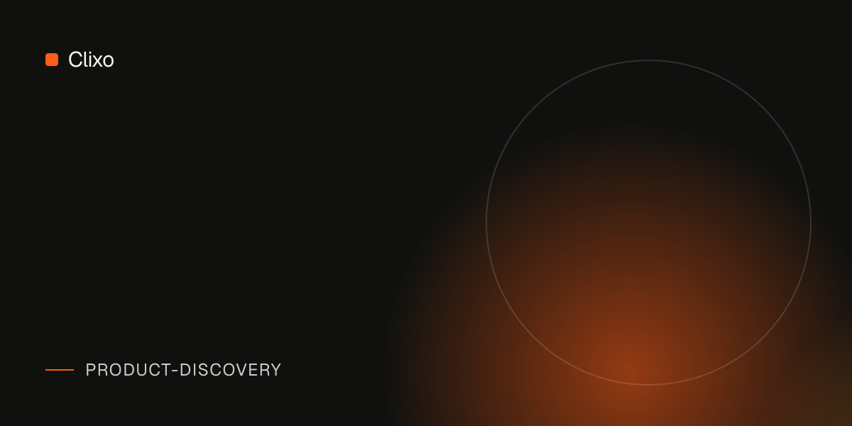 How to Run a Product Discovery Workshop That Actually Defines Scope — Clixo
