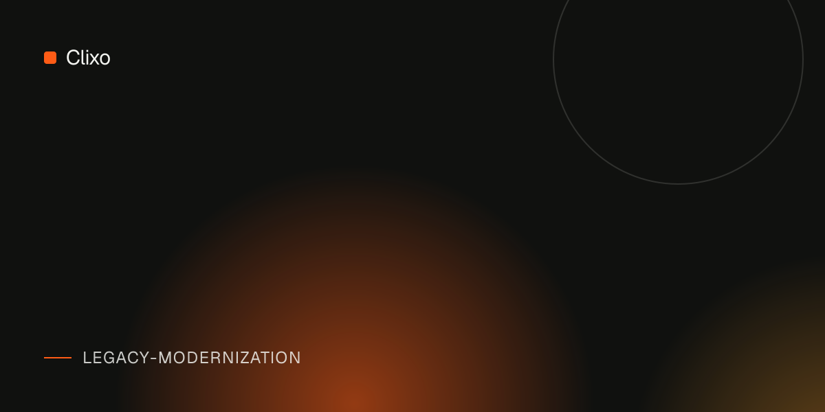 Legacy System Modernization: Rewrite vs Refactor vs Replace — How to Decide — Clixo