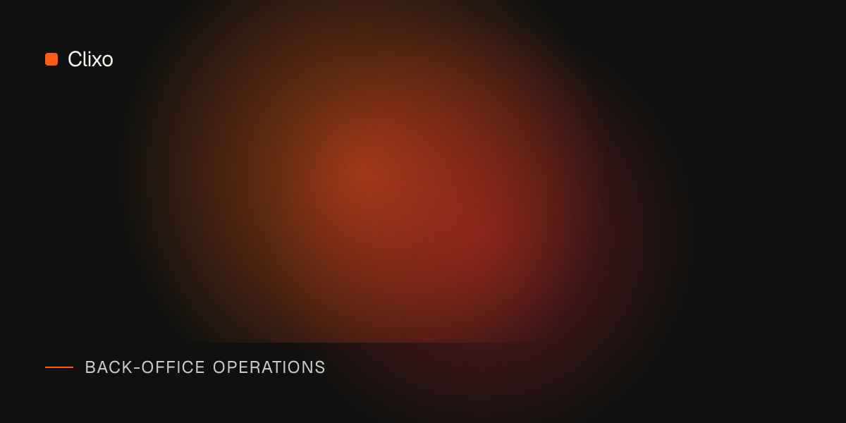 Replacing the human integration layer in back-office ops — Clixo case study