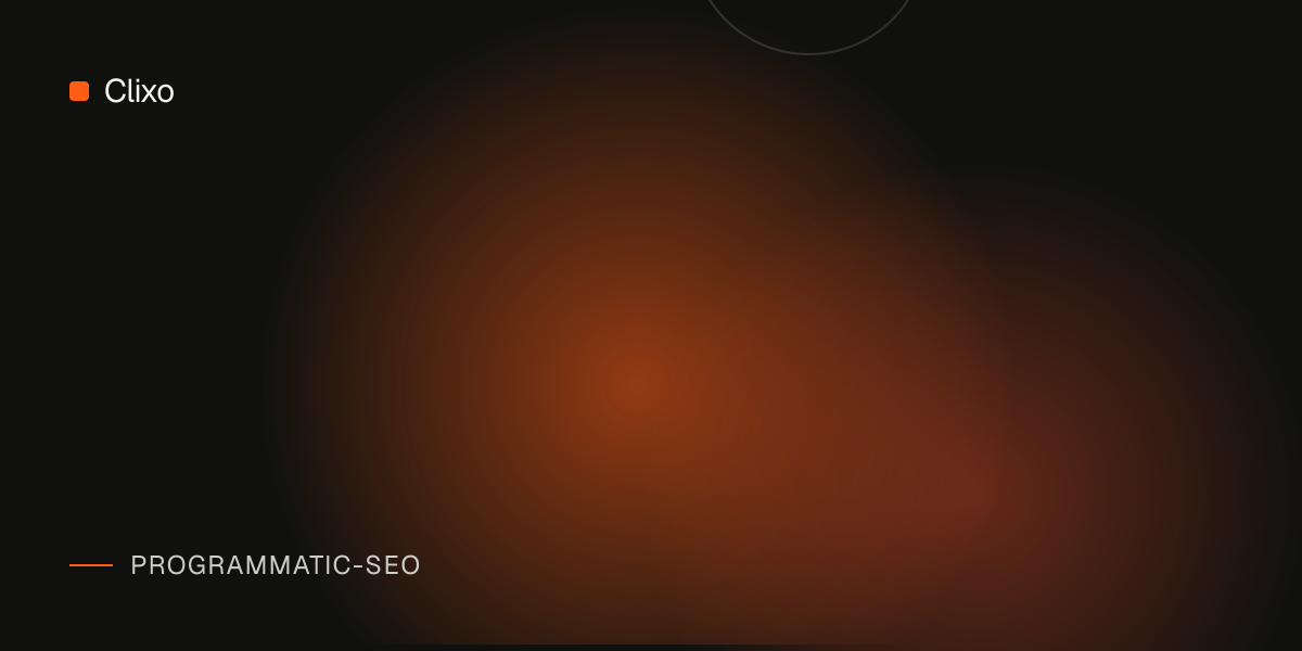 How Much Does Programmatic SEO Cost? Build vs Buy for SaaS — Clixo