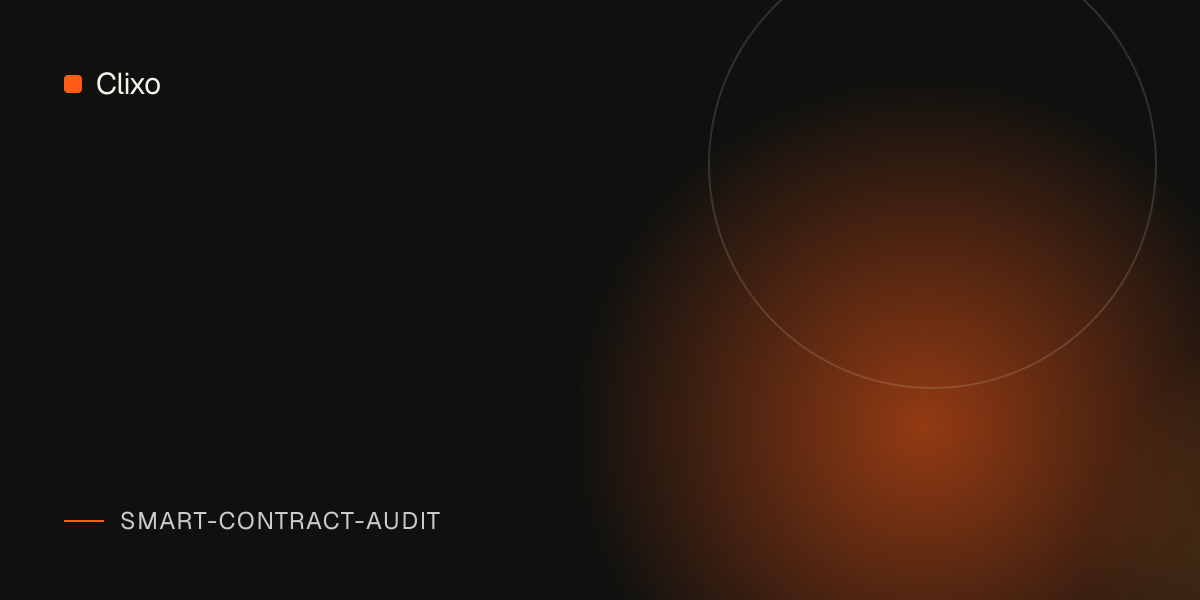 Smart Contract Security Audit Checklist for Investors and Acquirers — Clixo